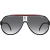 Carrera Occhiali da Sole 1057/S BLACK RED/GREY SHADED 64/11/135 uomo