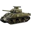 Italeri 1/56 WW2 US M4 Sherman Tank 75mm Gun Plastic Model Kit IT25751