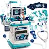 Lehoo Castle Kit Dottoressa Bambina, Carrello Medico Giocattolo, Valigetta Dotto