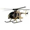 Amewi AFX MD500E 25336 - Elicottero militare brushless 4 canali, 325 mm, 6G RTF marrone