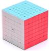 XMDCuber QY Toys Qixing 7x7 Speed Cube Stickerless, Qixing S 7x7x7 Cubo Magico 67mm