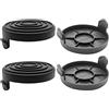 YWNYT 4pcs TLE-02-1 Copertura della bobina di ricambio, copertura della bobina del tagliabordi del prato per Ein-hell GC-ET 4530