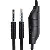 Alphatec Cavo di ricambio G633 G635 G933 G935, compatibile con cuffie da gioco Logitech G633 G635 G933 G935, cuffie da 3,5 mm, audio in linea, controllo volume, 1,5 m, nero