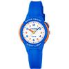 Calypso Orologio Bambino Analogico Gomma Blu - Movimento al Quarzo - Vetro Alta Resistenza - Impermeabile 10 ATM K6069/3 - Sweet Time