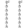 Brosway Orecchini Donna, Orecchini Pendenti in Acciaio e Cristalli | Collezione SYMPHONIA - BYM145