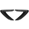 Qiilu 1 paio di adesivi per parafango laterale Coperchio dello sfiato laterale Auto Side Air Vent Cover Trim Parafango per Serie 3 F30 2012-2016 plastica ABS