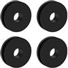 Qiilu Gommini Parabrezza Harley, Grommets della Boccola del Parabrezza Staccabile 4pcs per Softail del re di Harley Road