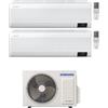 Samsung WINDFREE AVANT SAMSUNG CONDIZIONATORE DUAL SPLIT R32 9000+12000 BTU INVERTER WIFI AJ040TXJ2KG A+++