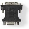NEDIS DVI VGA Adaptor 24+1 Poliger DVI-D Spina Presa VGA, Nero