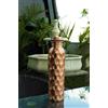 Fatto a mano Bottiglia d'acqua in rame diamantato puro al 100% Ayurveda Good Health Benefi...