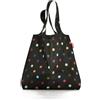 reisenthel Mini Maxi Shopper Collection 6, Borsa per la Spesa, Accessori, Nero con Pois