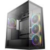 DEEPCOOL Case DeepCool CG580 4F V2 - Mid Tower ATX, 4 ventole ARGB incluse, doppio vetro temperato, Nero