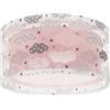 Dalber Plafoniera per bambini Dalber Clouds, nuvola rosa, plafoniera per bambini, 41416MS, E27-2 x 15W