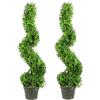 Admired By Nature Ammirato da Nature Aritificial Boxwood Confezione da 2 Verde