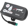 Socobeta Bicicletta elettrica Display Scooter S800 LED Display Meter con connettore Impermeabile 36V 48V Universale Bicicletta elettrica Display Meter