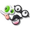 Crocs Confezione da 5 ciondoli per scarpe, unisex, multicolore, taglia unica, Multicolore, Taglia unica
