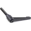 Fafeicy Maniglia di Serraggio M10 Filettatura Maschio 25-50mm Maniglia Regolabile Leva di Serraggio Attacco Esagonale(M10*50)