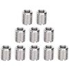 Hilitand 10 Pezzi Inserto Dado Riduzione parti di fissaggio dadi Riparazione Riparazione M6 X 1,0 Femmina e M10 X 1,5 Filettatura Maschio Accessorio di Fissaggio Strumento di Estensione