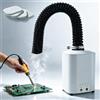 Strixorn Aspirazione fumi di saldatura Estrattore da tavolo da 50 W 128 m³/h, sistema di filtraggio a 3 stadi con carbone attivo + HEPA, assorbitore compatto di fumi di saldatura per stazione di saldatura sald