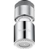 WatWin Aeratore per rubinetto, WatWin Nozzle Swivel Aerator FM22/M24 Chrome | Aeratore rubinetto | Rompigetto rubinetto | Doppia funzione