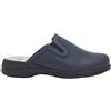 New Toffee Leather Ciabatta Woman Navy Blue 38