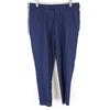 Suitsupply Sienna Pantaloni Uomo UK42S Blu In Lana Vergine 28" Gessato