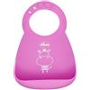 Chicco Bavaglia Silicone Rosa