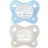 Chicco Dual Soft Succhietto Azzurro 2-6 Mesi 2 Pezzi