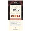 PHYTO Color Kit Phytocolor 6,66 Castano Intenso Rosso Ciliegia 1 Latte Rivelatore 50 Ml + 1 Crema Colorante 50 Ml + 1 Maschera Prolunga Colore 10 Ml + 1 Paio Di Guanti