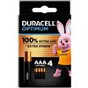 Duracell Optimum Aaa B4 4 Pile Blister