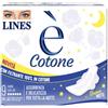 FATER FEMCARE Lines E' Cotone Ali Assorbente Esterno Notte 9 Pezzi