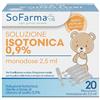 SOFARMAPIU' Soluzione Salina 0,9% 20 Flaconi 2,5 Ml Sofarmapiu'