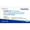 DISPOSITIVI ANTI-COVID Test Antigenico Rapido Covid-19 Juschek Autodiagnostico Determinazione Qualitativa Antigeni Sars-cov-2 In Campioni Salivari Mediante Immunocromatografia