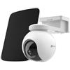 EZVIZ Kit telecamera Ip Ezviz EB8 4K 4G con pannello solare 8W Bianco-Nero