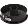 , Tortiera Apribile 2 Fondi Ø 24 Cm, Fondo Salvagoccia, Acciaio Con Rivestimento