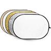 Godox RFT-06 5-in-1 Pannello Riflettente Gold, Silver, Soft Gold, White, Transparent Reflector 60x90cm
