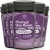 RedMoringa COLESTEROLO Riso Rosso, Coenz. Q10, Moringa 360 Capsule 6 p