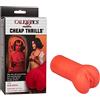 CalExotics Cheap Thrills® The She Devil - Silicone Adult Male Sex Toy Sleeve - Red