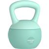 SPORTNOW Kettlebell riempita con sabbia metallica e manico antiscivolo per allenamento a casa, 19x15x25 cm, Verde | Aosom Italy