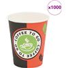 vidaXL 1000x Bicchieri da Caffè Monouso in Carta 120 ml (4 oz) Bicchierini Eco vidaXL