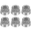 PATIKIL 0,9 Rane Fiori Ikebana Kenzan 6pz Fiori Composizione Strumento Inossidabile Floreale Rana Spilli Contenitore per Vaso Fiore Composizione Argento Tone