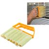 EBTOOLS Spazzola per Pulizia delle Tende, Spazzola per Pulizia, Mini Detergente per Tapparelle in Microfibra, Lavabili per Pulizia di Tende e condizionatori d'aria
