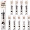 uni-ball Mitsubishi Uni-ball ZENTO UBN-ZS ricarica 10 pezzi 0,38/0,5/0,7 mm nero/blu