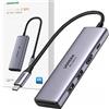 Ugreen Adattatore 5W1 Ugreen Ugreen Revodok Cm511, Hub Usb-C Do 2X Usb, Hdmi, Usb-C, Tf/Sd (Szary)