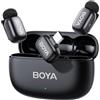 BOYA Mini Microfono Wireless per iPhone15/16 Android, Microfono Lavalier USB-C U