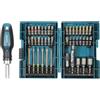 Makita E-25096 - Set di punte con impugnatura a cricchetto, 44 pezzi