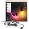 Philips Hue Strisce LED dimmerabili Globe Festavia, LED da esterni con intensità regolabile, 30 luci decorative esterno con controllo da app Hue, compatibile con Alexa, Google Assistant e Apple Home