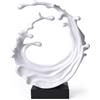 NENBOLEC Moderna Scultura Soprammobili Astratto Decorazione Figurina Onda Marina Regalo Statuetta Casa Ornamento Statua Resina Arte Bianca 42cm