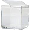 Publilancio srl Scatola Scatolina plexiglass portaconfetti 10x10x10 cm BOMBONIERA