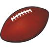 Beistle 55595 24-pack Football Cutouts per feste, 11 da 45,7 cm
